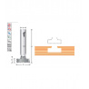 T-Groeffrees voor schapdragers Arkwall s12mm | Titman Tools