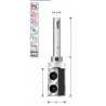 Titman WP-Bündigfräser/Lager Z2 D19 L30 S8mm | Titman Tools