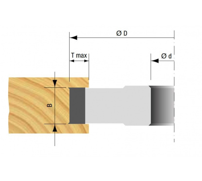 rebate cutter steel body 180 x 50 mm bore 30mm | Stark rebate cutter steel body 180 x 50 mm bore 30mm | Stark
