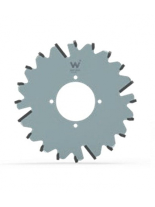 Negative alternate tooth end cutting saw blade 140x3.6x45+4 Z16+4   CSEN750037 Wirutex | JVL-Europe