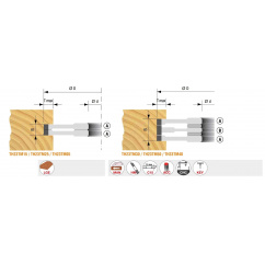 Adjustable grooving TYPE A - 140X4-7.5  Bore 30mm