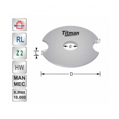 Titman Federfräser schaft 8 mm | JVL-Europe