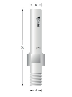 Titman Groover 5mm with internal thread M12x1 | JVL-Europe