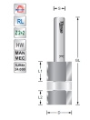 Double trimmer D18 S8 mm | Titman Tools