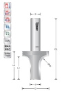 Abrund-Formatfräser  D38 R12,7 S12mm | Titman Tools