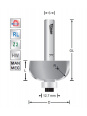 Titman Cove mould cutter R16  S12mm with bearing | JVL-Europe