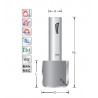 Water channel cutter D18 R5  S12mm | Titman Tools