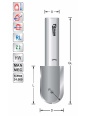 Titman Hohlkehlfräser R5  S12mm hoher Schneidenlänge | JVL-Europe