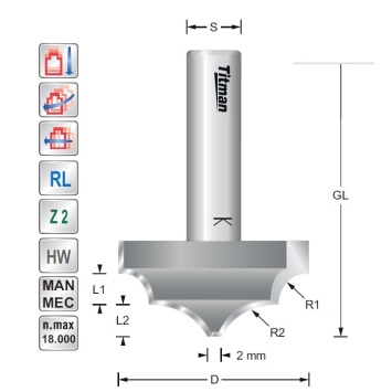 Barley twist cutter BTC4