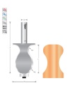 Handlauffräser einteilig S12 | Titman Tools
