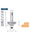 Profiel frees CLT4 | Titman Tools