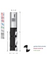 Wendeplatten-Nutfräser D24 L30 M10x1,5 Z2 | Titman Tools