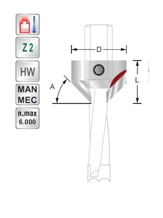 Verzinker Linksom | Titman Tools