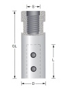 Drill chucks 8mm Righthand internal thread M10x1.5 | Titman Tools