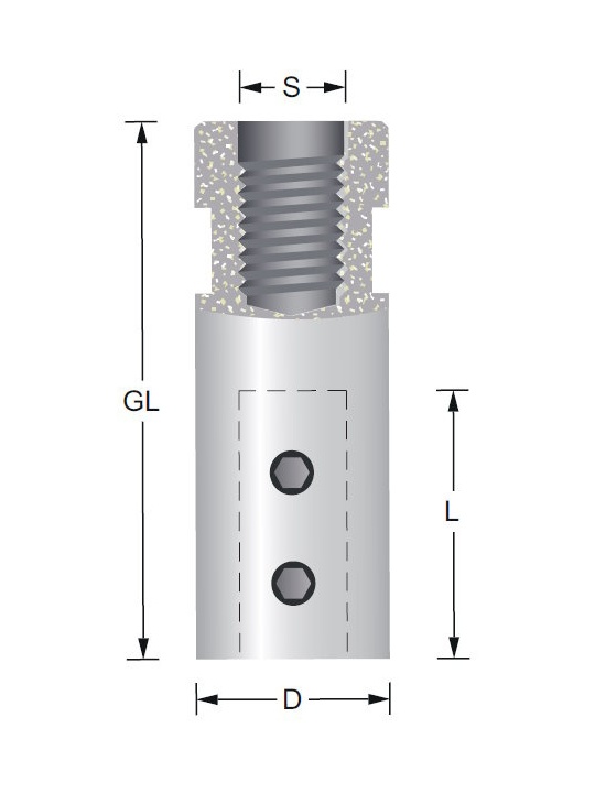 Bohrer-Spannfutter 10mm Rechtslauf innergewinde M10x1,5 | Titman Tools