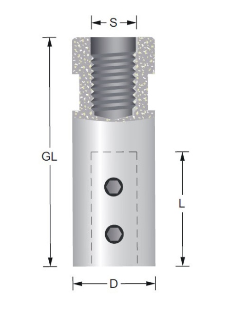 Bohrer-Spannfutter 10mm Rechtslauf innergewinde M10x1,5 | Titman Tools