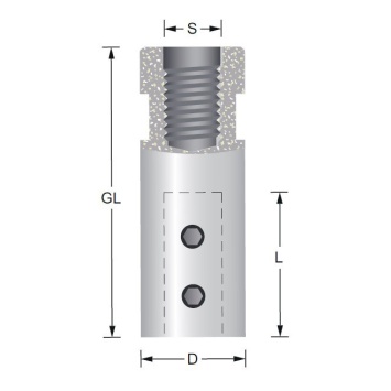 Drill chucks 10mm Righthand internal thread M10x1.5