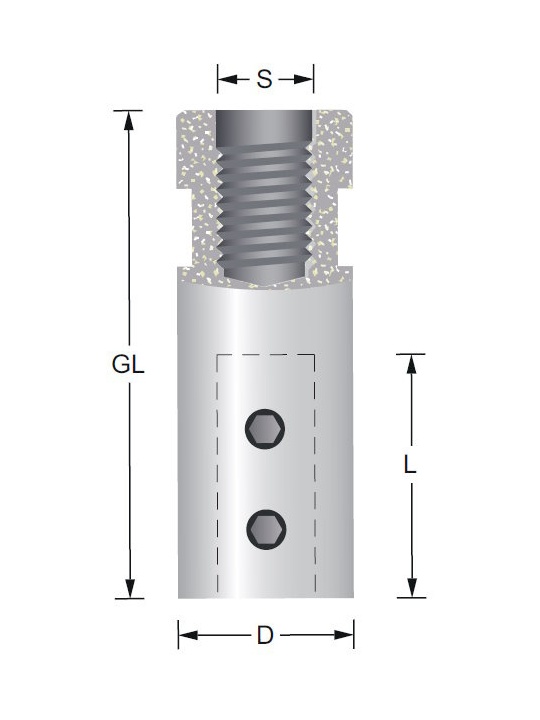 Titman Drill chucks 8mm Lefthand internal thread M10x1.5 | JVL-Europe