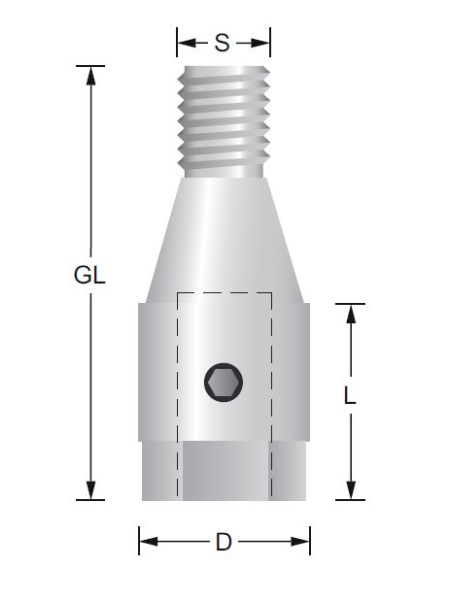 Titman Bohrer-Spannfutter  M10x1,5 Rechtslauf | JVL-Europe