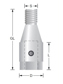 Boorhouder M10x1,5 Linksom | Titman Tools
