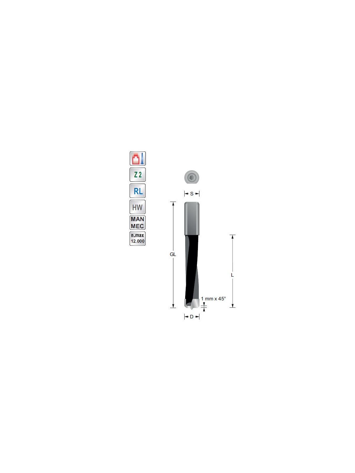 Titman Dübellochbohrer 6mm schaft 8 mm für MAFELL Duo-Dübler | JVL-Europe