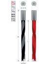 Dowel drill bit  D5  L105  S10 mm Righthand rot. |