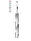 Spiralbohrer 11 mm extralang  Schaft 10 mm | Titman Tools