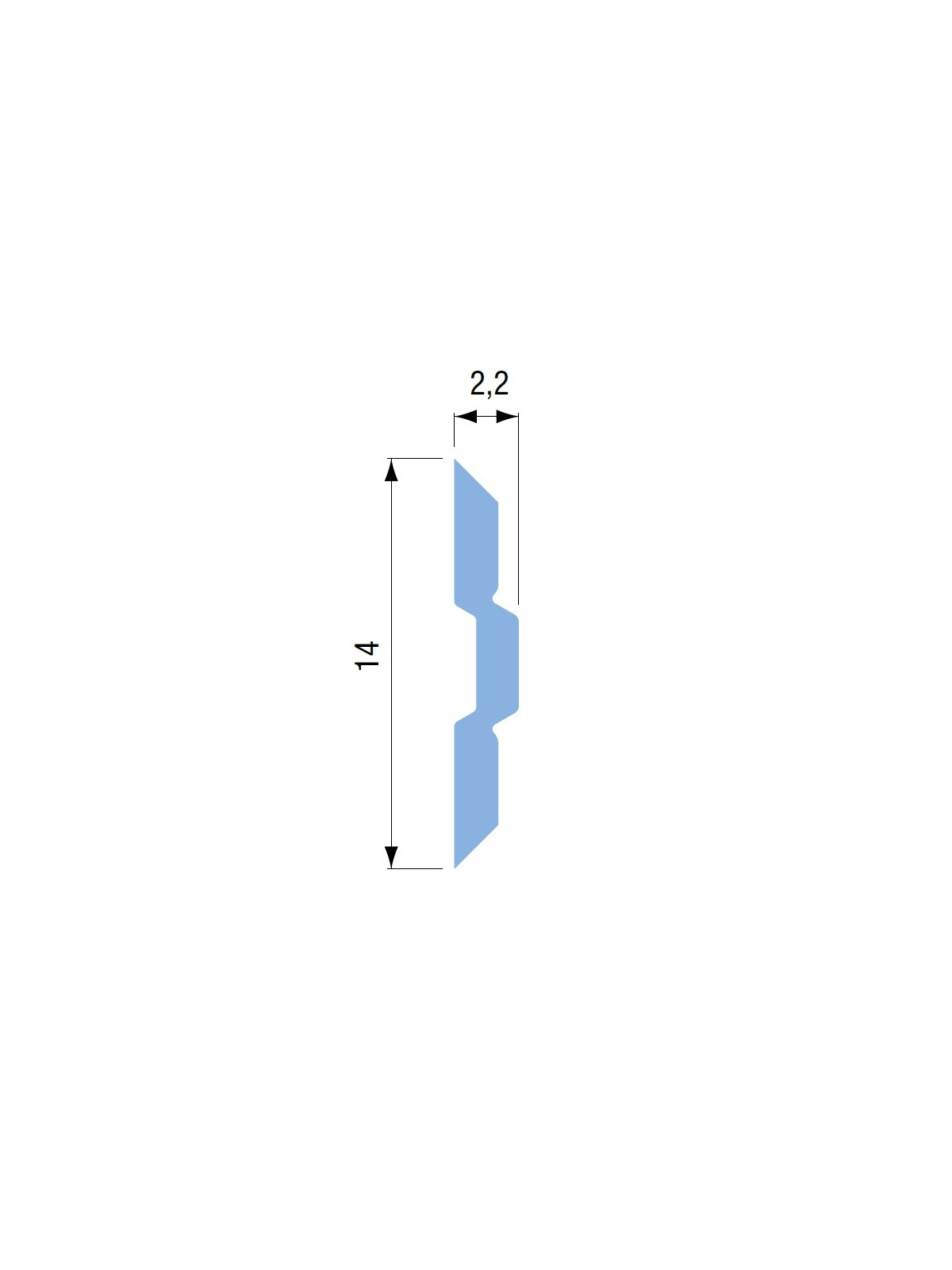 Stark Plannex Planer blade HSS Stark L 160mm | JVL-Europe