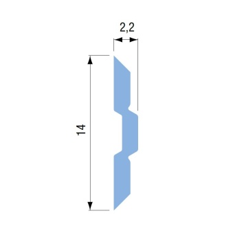 Plannex Planer blade HSS Stark L 210mm