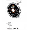 Diamant doorslijpschijf MetalXcut  125 x 22,2mm | Mandrex
