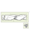 Spiraalfrees met spaanbreker Negatief 3 snijder D8 L20 S8mm | Titman Tools