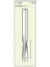 Spiral cutter Positiv for Plastics D8 L25 S8mm | Titman Tools