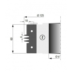 Verlijm freeskop verbindingen dwars op de nerf 125x60 Asgat 1-1/4 inch Stark | JVL-Europe