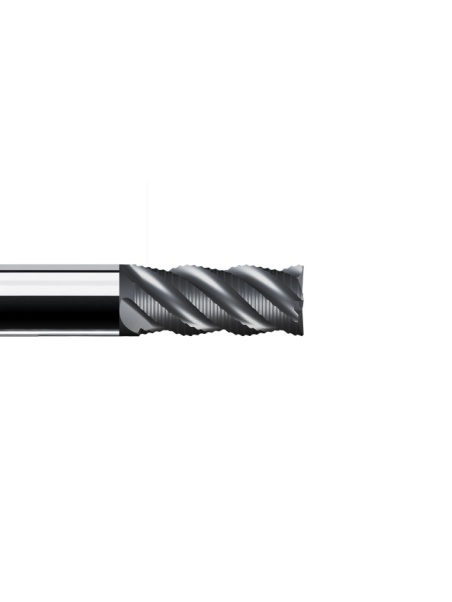 Spiral milling cutter RR 4.0x57 for steel, stainless steel and copper | Para tooling
