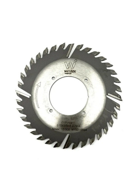 Wirutex End cutting sawblade 150x3.2x55+4  Z32+4 CSEN750036 | Wirutex