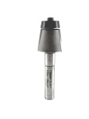 Bevel cutter 11° with beveled bearing  for solid surface | Titman Tools