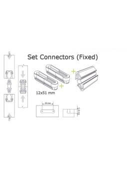 100 x connectionset OVVO fixed - 39mm  1240 | Virutex