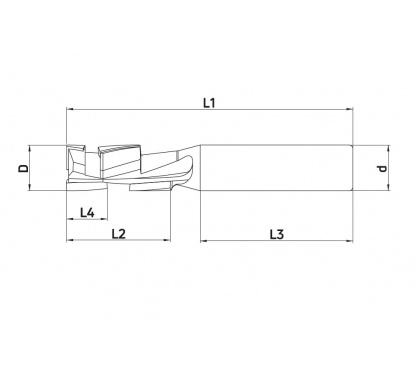 Eco-Line Mini D12 L27 S12mm Diamant Fräser