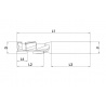 Eco-Line Mini D12  L27  S12mm PCD router cutter | Wirutex
