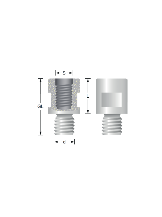 Adapter Buitendraad M12x1 naar binnendraad M10x1,5 | Titman Tools