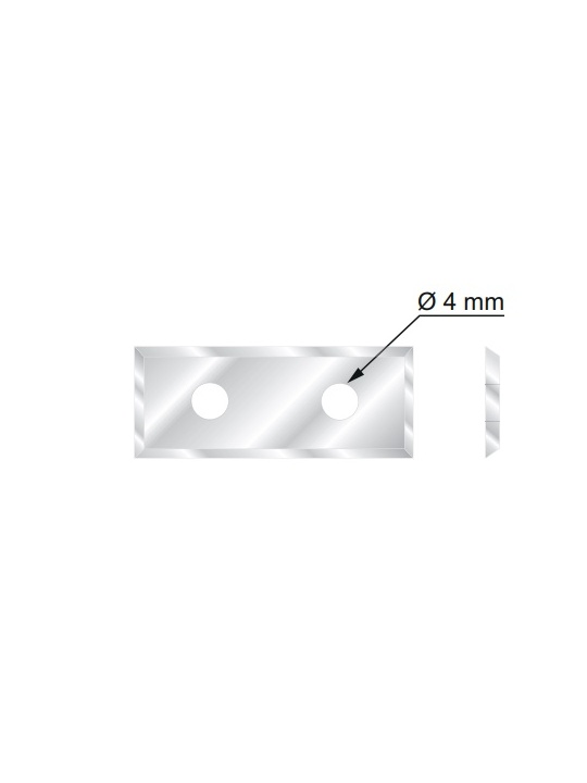 Titman Wendeplatte 50x12x1.5 Z4 | Titman Tools