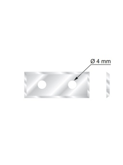 WisselMes 30x10x1.5  Z4 | Titman Tools