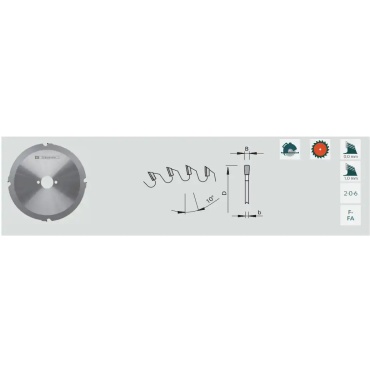 Lames de scie portatives DP 230 x 30 Z4