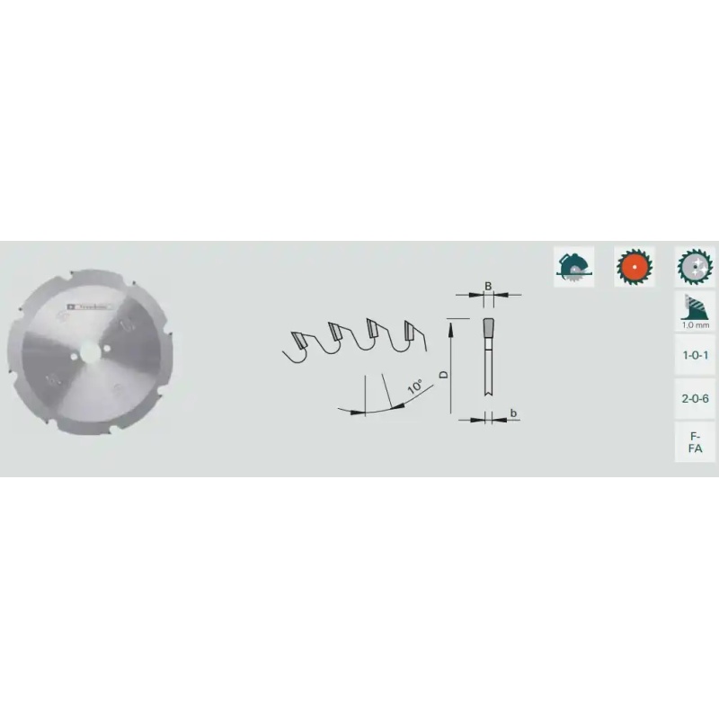 Discos de sierra para máquinas portátiles DP 190 x 30 Z8 | Stehle