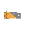 Stark wendeplatte C1  601384 | Stark