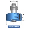 Stark Sponning Freeskop Aluminium met HSK63 F opname | Stark