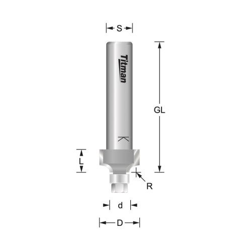 Mini cortadora redondeadora Titman R3 S8 | Titman Tools Mini cortadora redondeadora Titman R3 S8 | Titman Tools