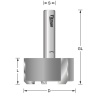 Titman face milling router bit D35 Shank 8 mm | Titman Tools