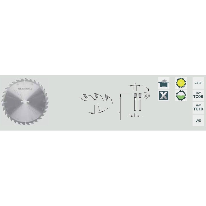 Stehle Lames de scie HW pour le débit 254x30 Z40 | Stehle