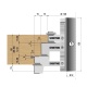 Stark cutters for door rabbeting TYPE 1 bore 30mm | Stark